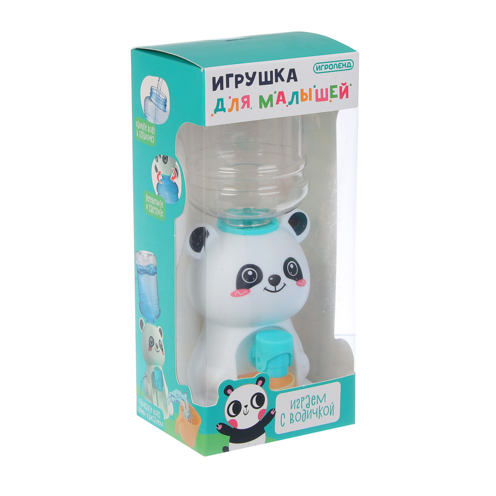 ИГРОЛЕНД Игрушка для малышей "Играем с водичкой", PP,PVC, 8,1х18,5х7,1см, 3 дизайна, арт.№ 274-008