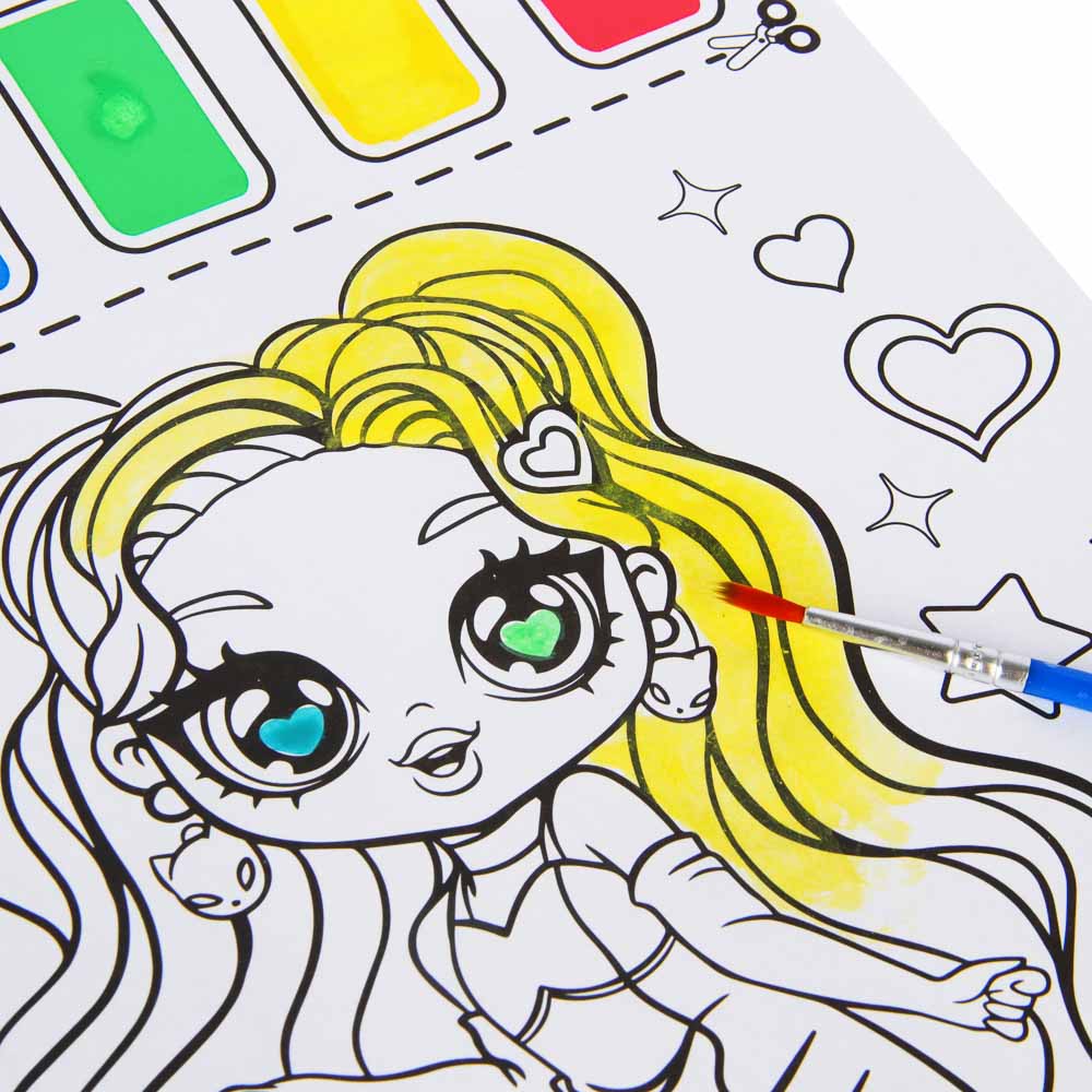 ХОББИХИТ Набор для творчества "Стильные девчонки", полипропилен, картон, 21,5х29,4 см, 3 дизайна, арт.№ 284-253