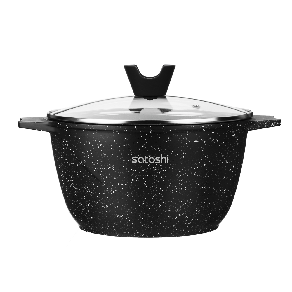 SATOSHI Монфор Казан 22х12,5см, 3,7л, литой алюминий, индукция, арт.№ 846-745
