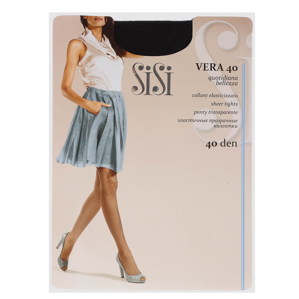 Колготки женские Sisi 40 DEN, размер 5 Maxi, цвет Nero, арт.№ 048-145