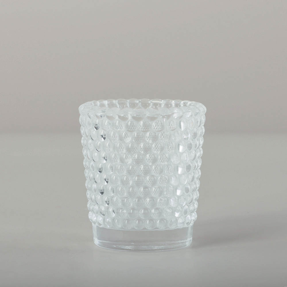 Подсвечник тм LADECOR "Стакан" стеклянный, 5,6x5,6x6,4 см, арт.№ 477-267