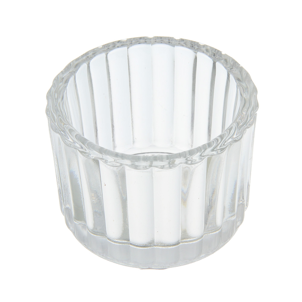 Подсвечник тм LADECOR стеклянный, 5,5x5,5x3,8 см, для чайных свечей, арт.№ 477-268