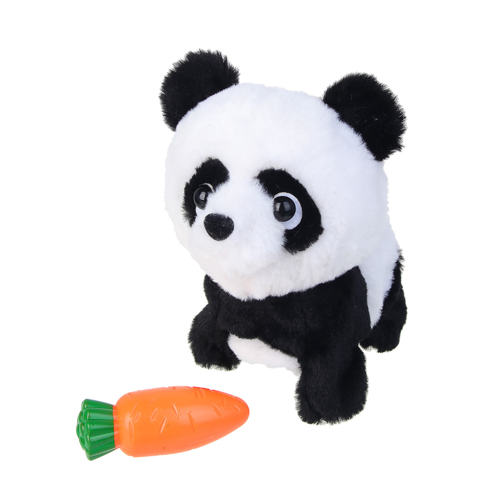 ИГРОЛЕНД Питомец интерактивный "Панда в перевозке", 2хАА, ABS, полиэстер, 20,5х23х48,5 см, арт.№ 272-903