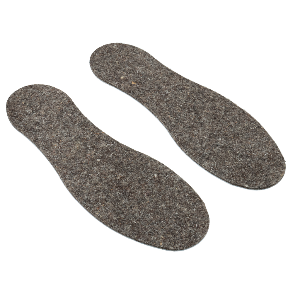 Стельки для обуви зимние Комфорт, войлок, р 36-45, арт.№ 459-221