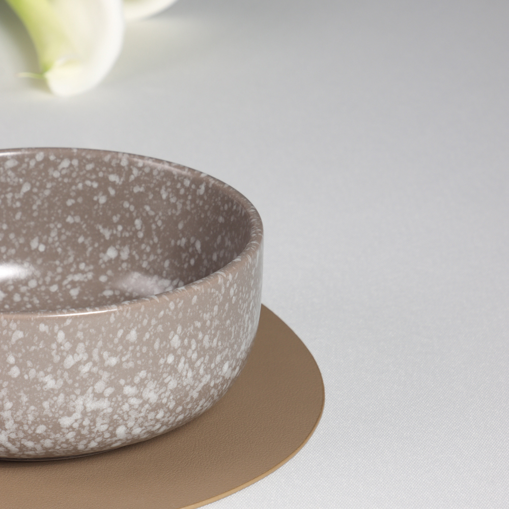 MILLIMI Салатник 620мл, 14.5х6см, керамика, серый, арт.№ 824-177