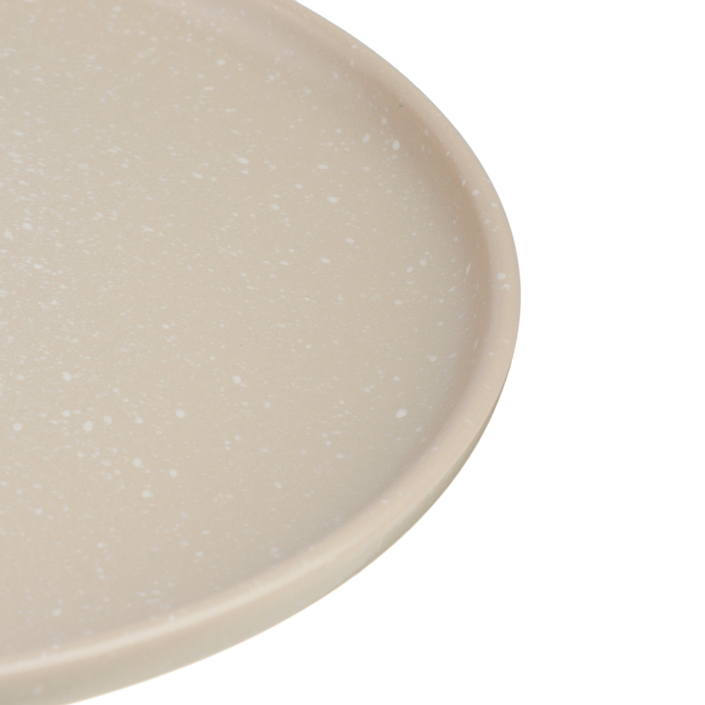 MILLIMI Набор столовой посуды 16 предметов (тарелка 26 см - 4 шт., тарелка 20 см - 4 шт., салатник 14 см - 4 шт., кружка 340 мл - 4 шт.) керамика, бежевый, арт.№ 824-179