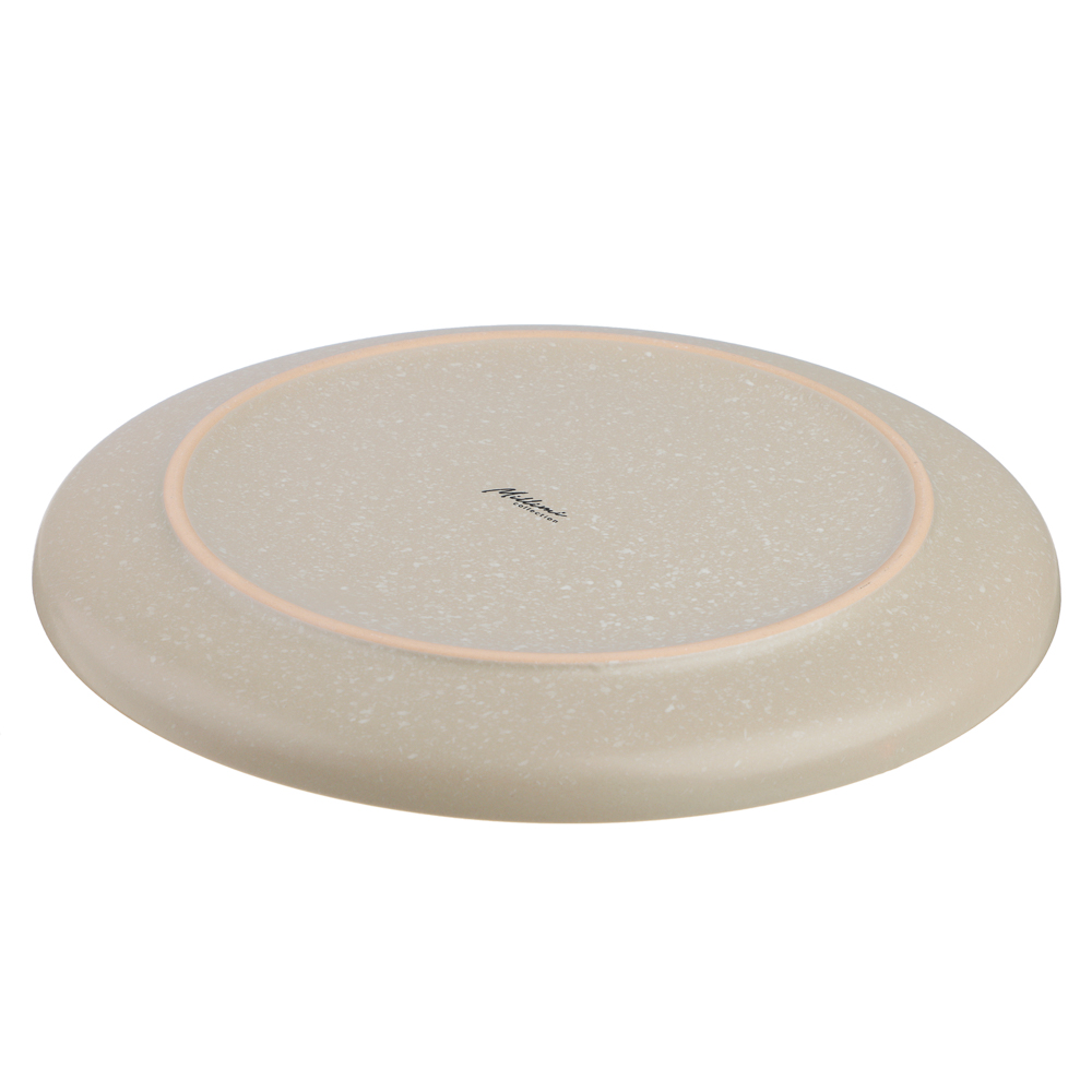 MILLIMI Набор столовой посуды 16 предметов (тарелка 26 см - 4 шт., тарелка 20 см - 4 шт., салатник 14 см - 4 шт., кружка 340 мл - 4 шт.) керамика, бежевый, арт.№ 824-179