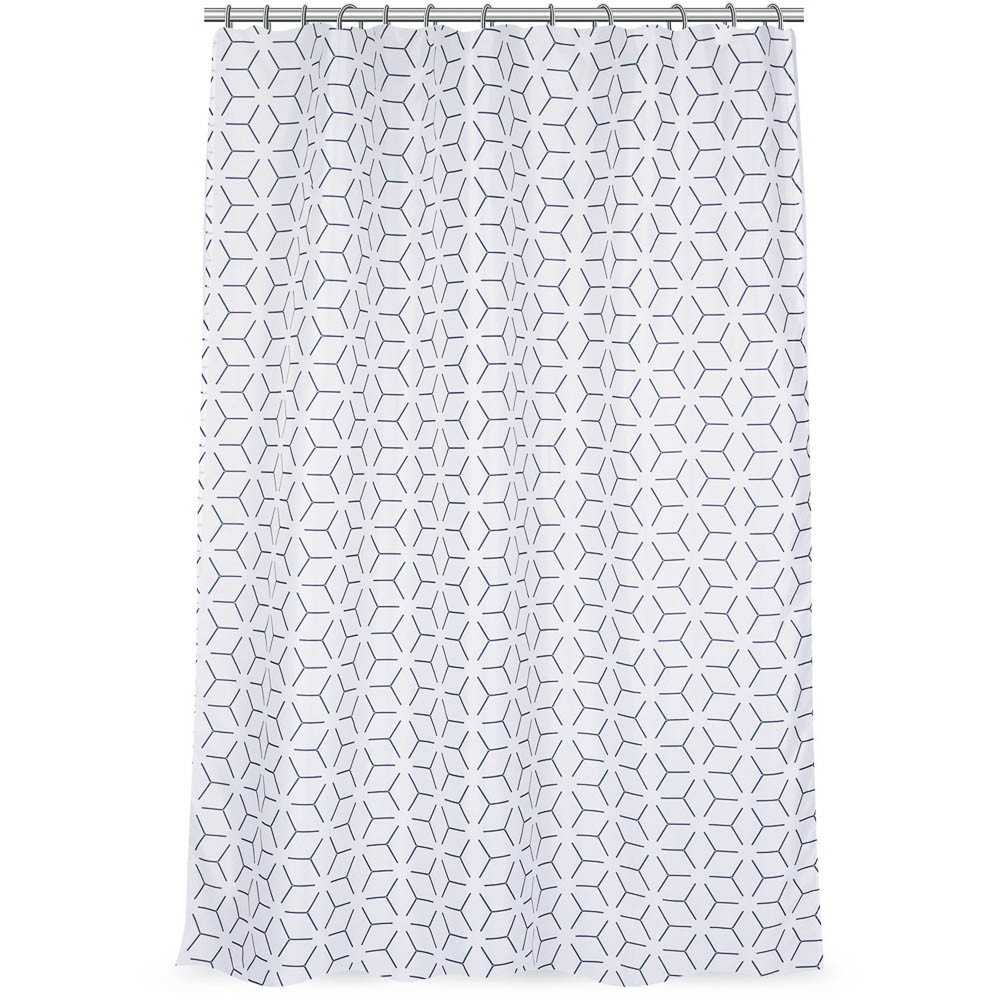 Шторка для ванной, таффета, 145x180см, ШТТФ056-13071, арт.№ 461-675