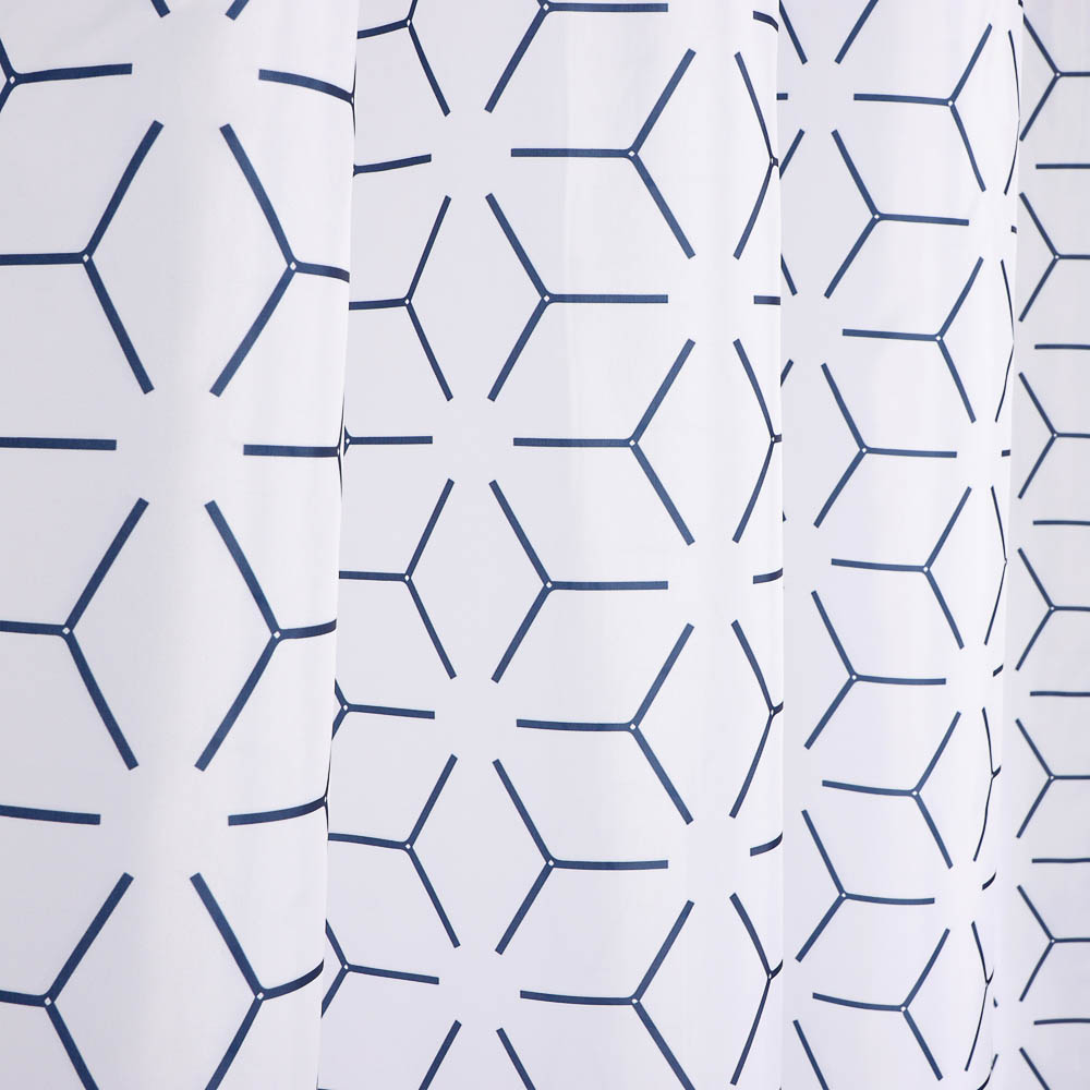 Шторка для ванной, таффета, 145x180см, ШТТФ056-13071, арт.№ 461-675