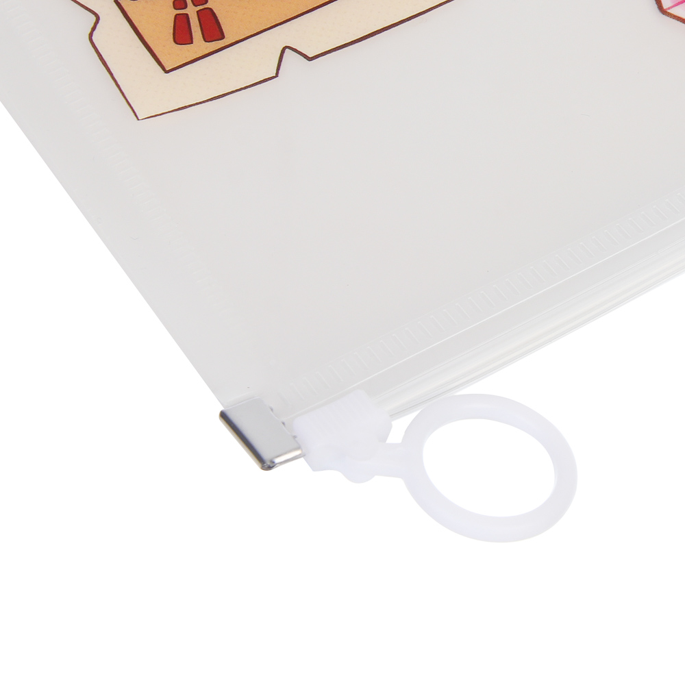 Папка на молнии А4 "Друзья товарищи", толщина 180мкм, ПП, 4 дизайна, арт.№ 532-082