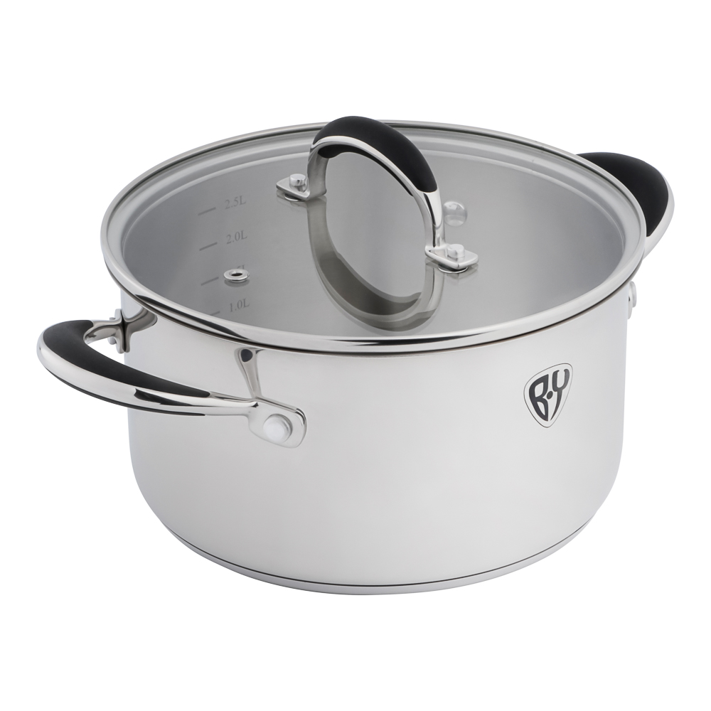 BY COLLECTION Harp Набор посуды кухонной 11пр, нерж.сталь, арт.№ 822-292