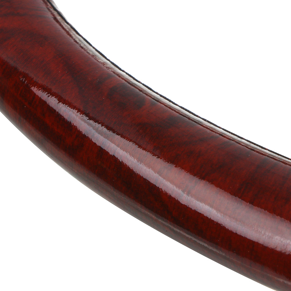 ЕРМАК Оплетка руля, гелевая, со вставками "красное дерево", черный, разм. (М), арт.№ 708-430