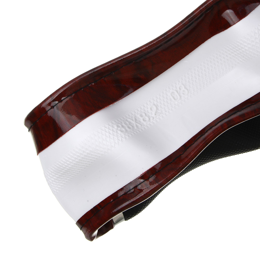 ЕРМАК Оплетка руля, гелевая, со вставками "красное дерево", черный, разм. (М), арт.№ 708-430