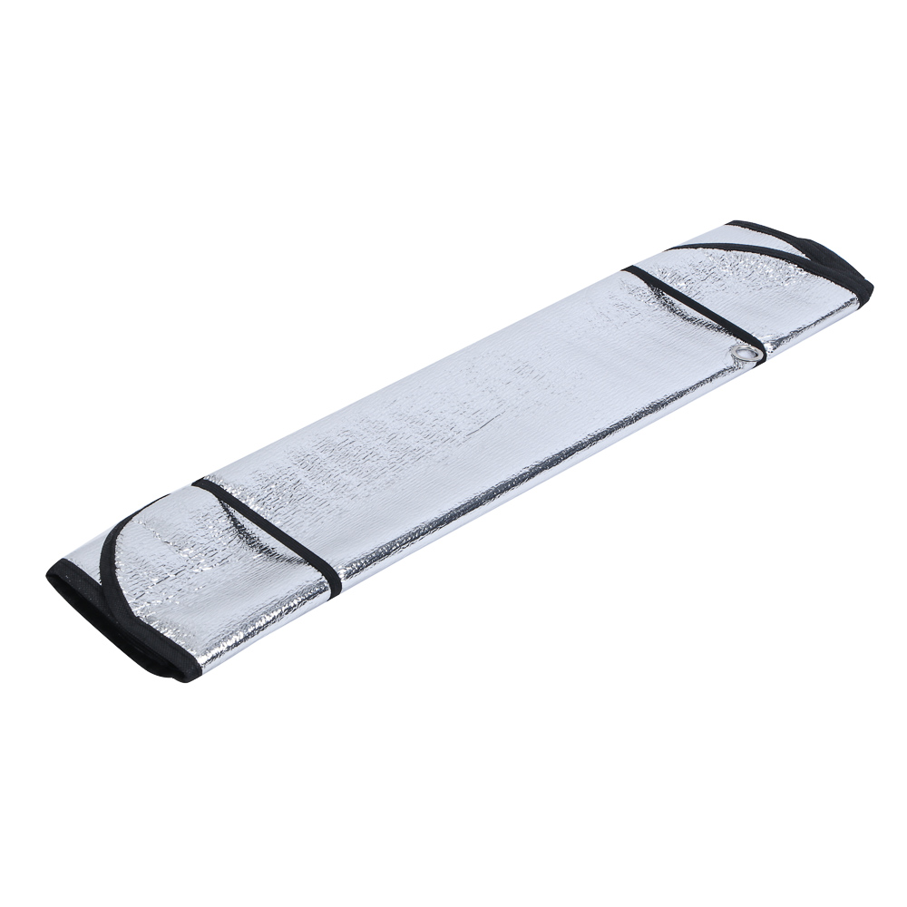 ЕРМАК Шторка солнцезащитная на лобовое стекло, 145x70см, графитовая, 10033S, арт.№ 718-022