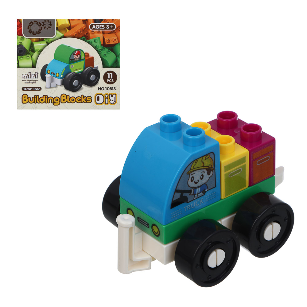 Конструктор развивающий "Транспорт", ABS, арт.№ 891-343