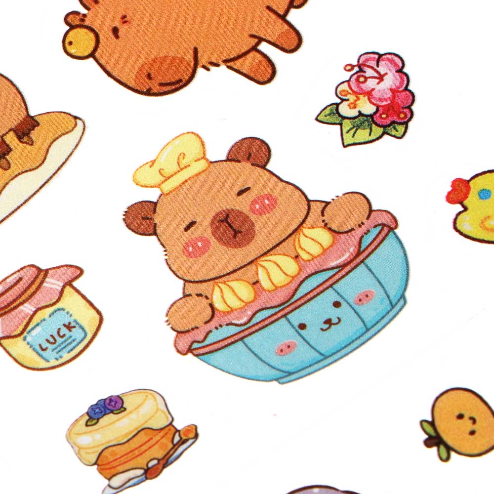 Набор наклеек в коробке 96шт, PET, микс 4 дизайна, арт.№ 607-078