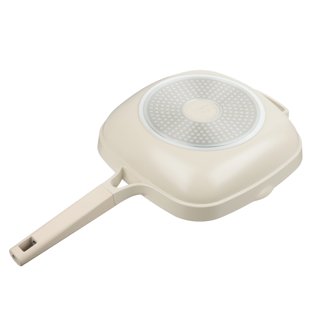 SATOSHI Мулон Сотейник с крышкой литой, 3,7л, d26см, антипригарное покрытие, индукция, арт.№ 846-718