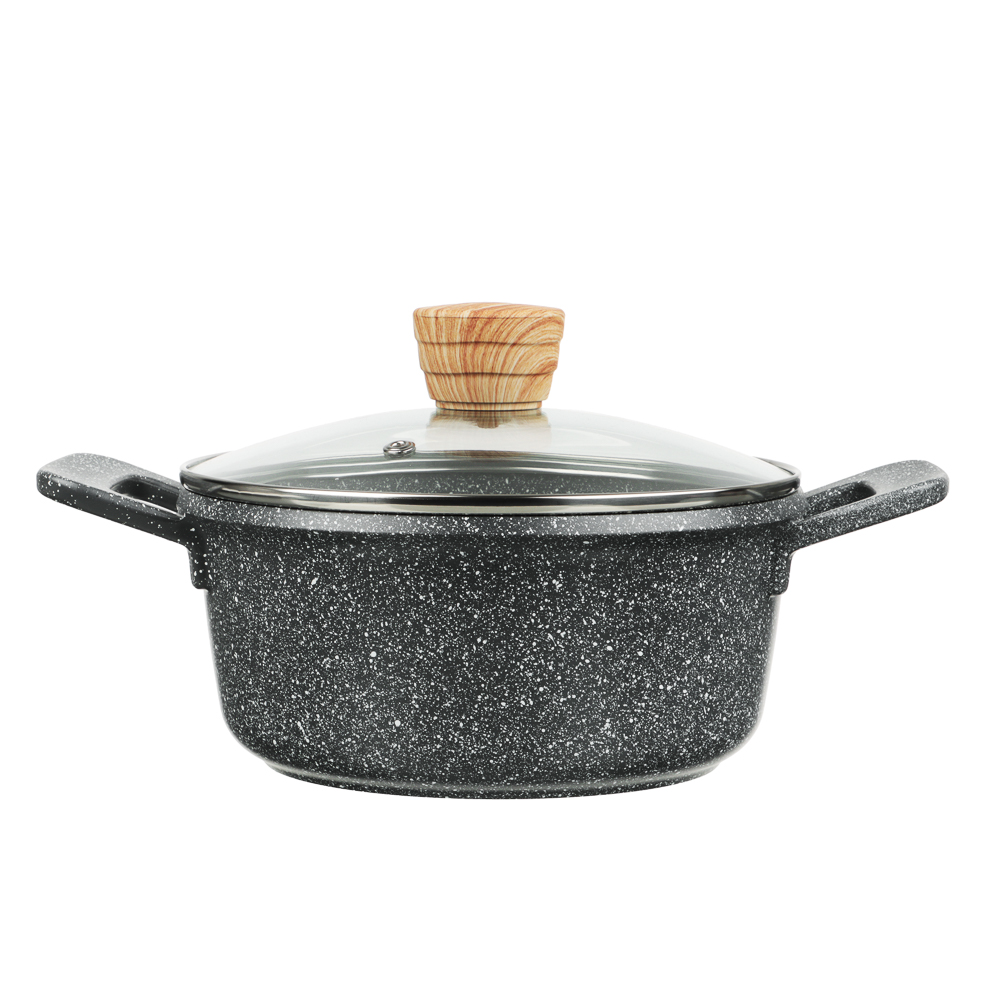 SATOSHI Брунико Наб.пос.10пр,а/пр.покр.:кастр+крышк.2,4 л; 4,3л; 6,4л ;ковш+крышк.1.4л;сков 24см;сот, арт.№ 846-719