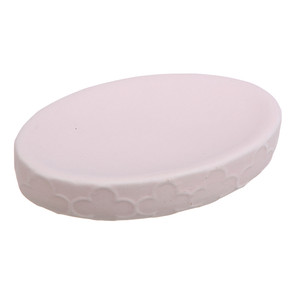 VETTA Мыльница, керамика, 13x8,5x2,5 см, Оливия, персиковый, арт.№ 478-188