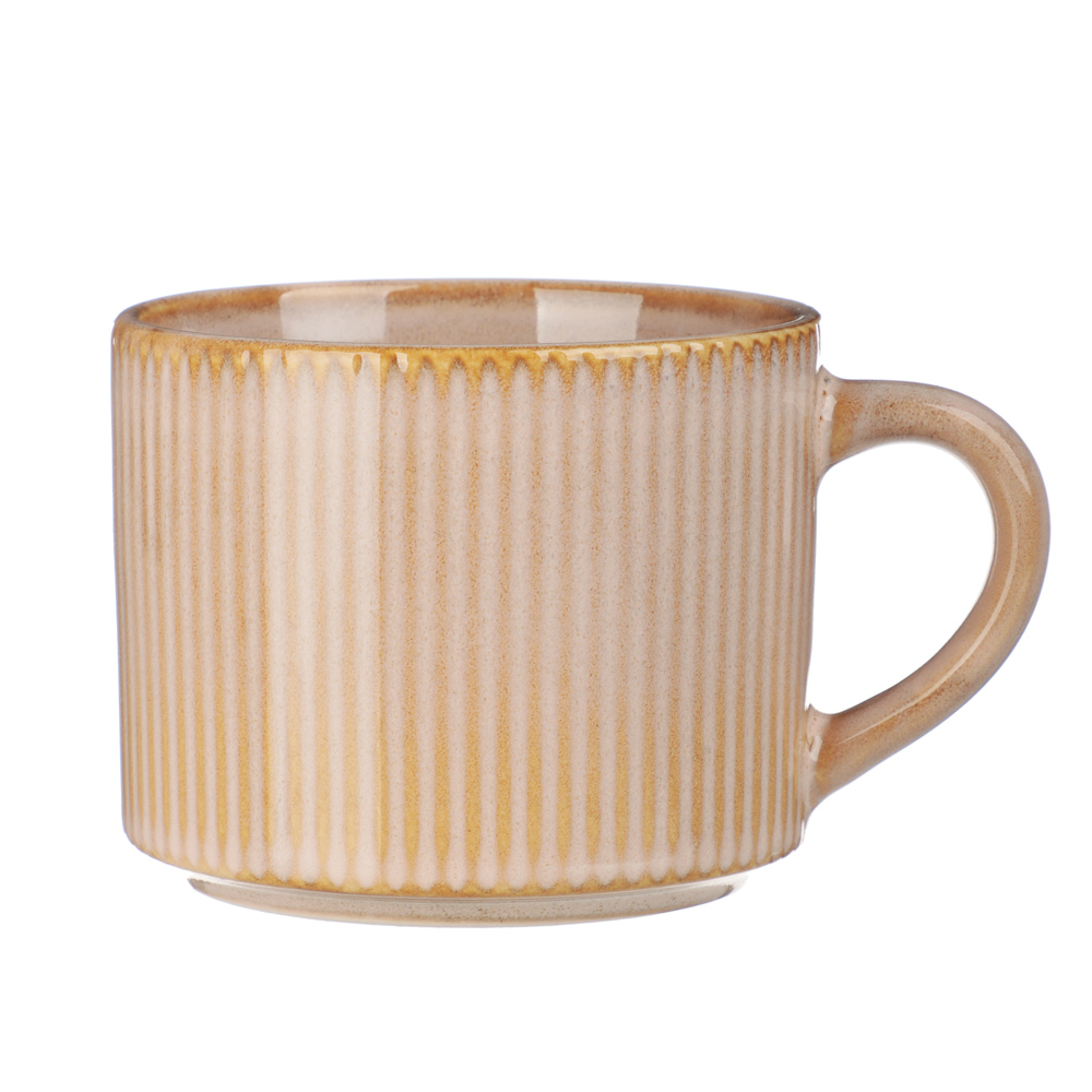 MILLIMI Кантри кружка 230мл, керамика, бежевый, арт.№ 824-233