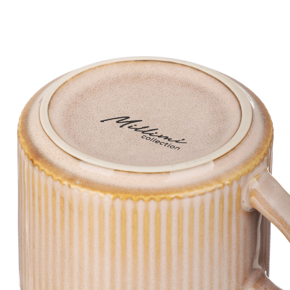 MILLIMI Кантри кружка 230мл, керамика, бежевый, арт.№ 824-233
