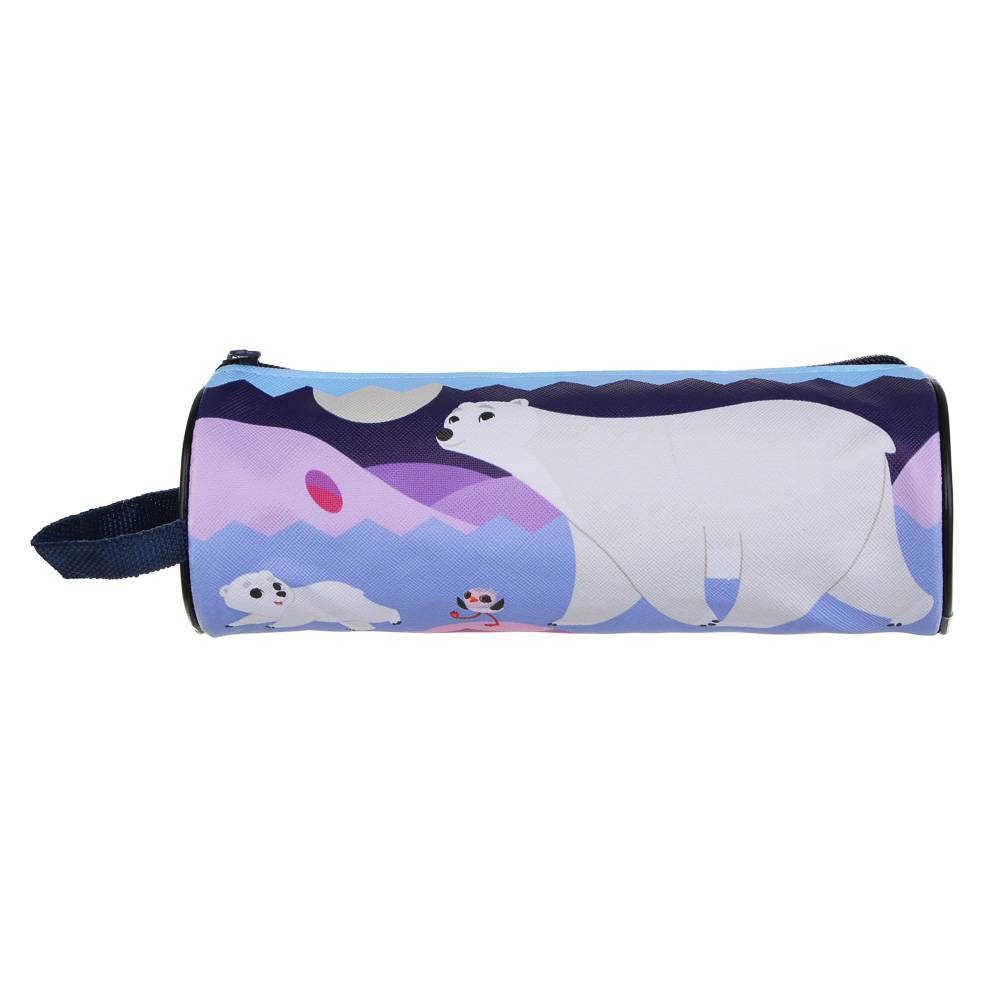 УМКА Косметичка мягкая круглая, 21х7х7см, ПВХ, с ручкой, арт.№ 805-024