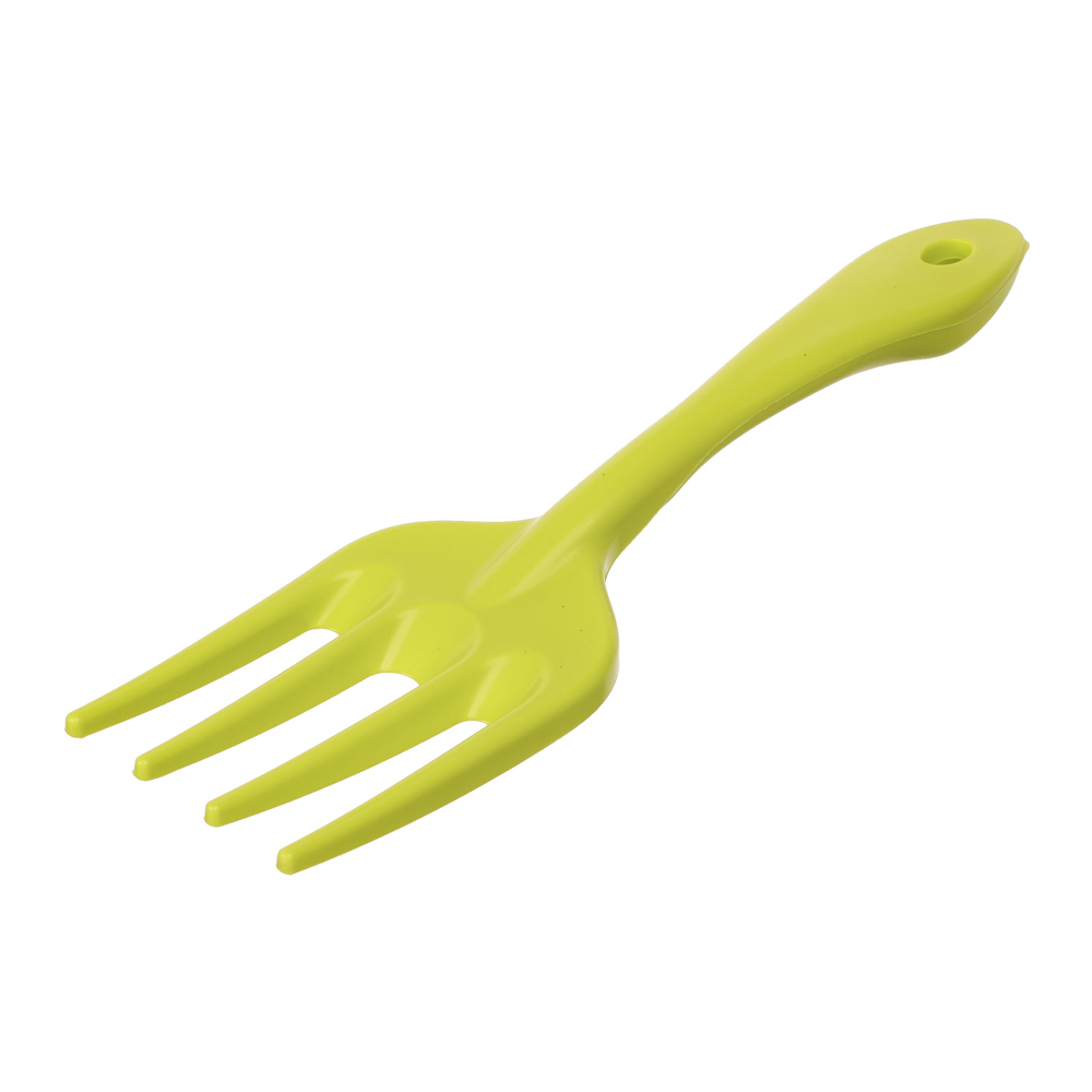 Набор садовых инструментов (лопатка, совок для пересадки, грабельки, вилка для рыхления) салатовый, арт.№ 182-022