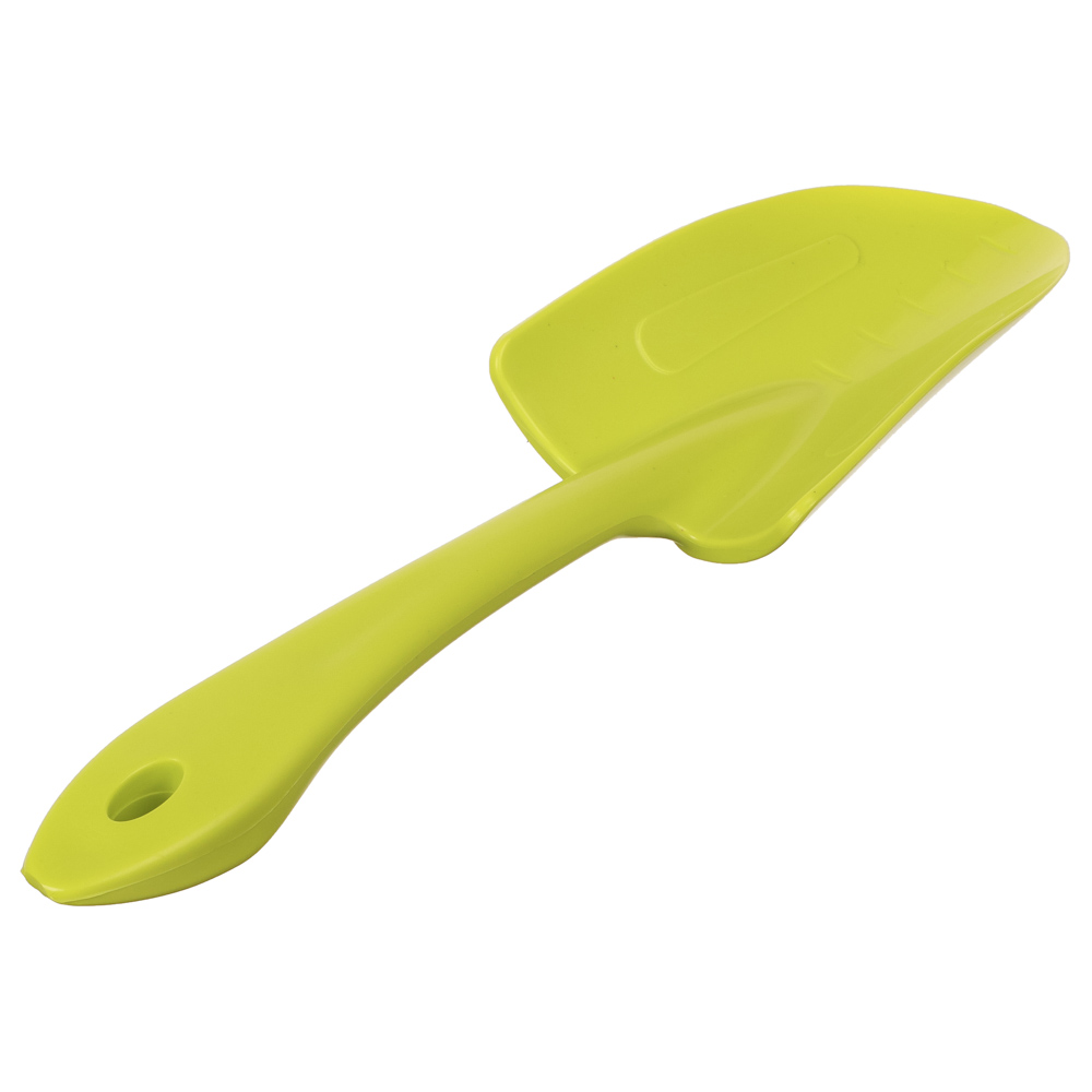 Набор садовых инструментов (лопатка, совок для пересадки, грабельки, вилка для рыхления) салатовый, арт.№ 182-022