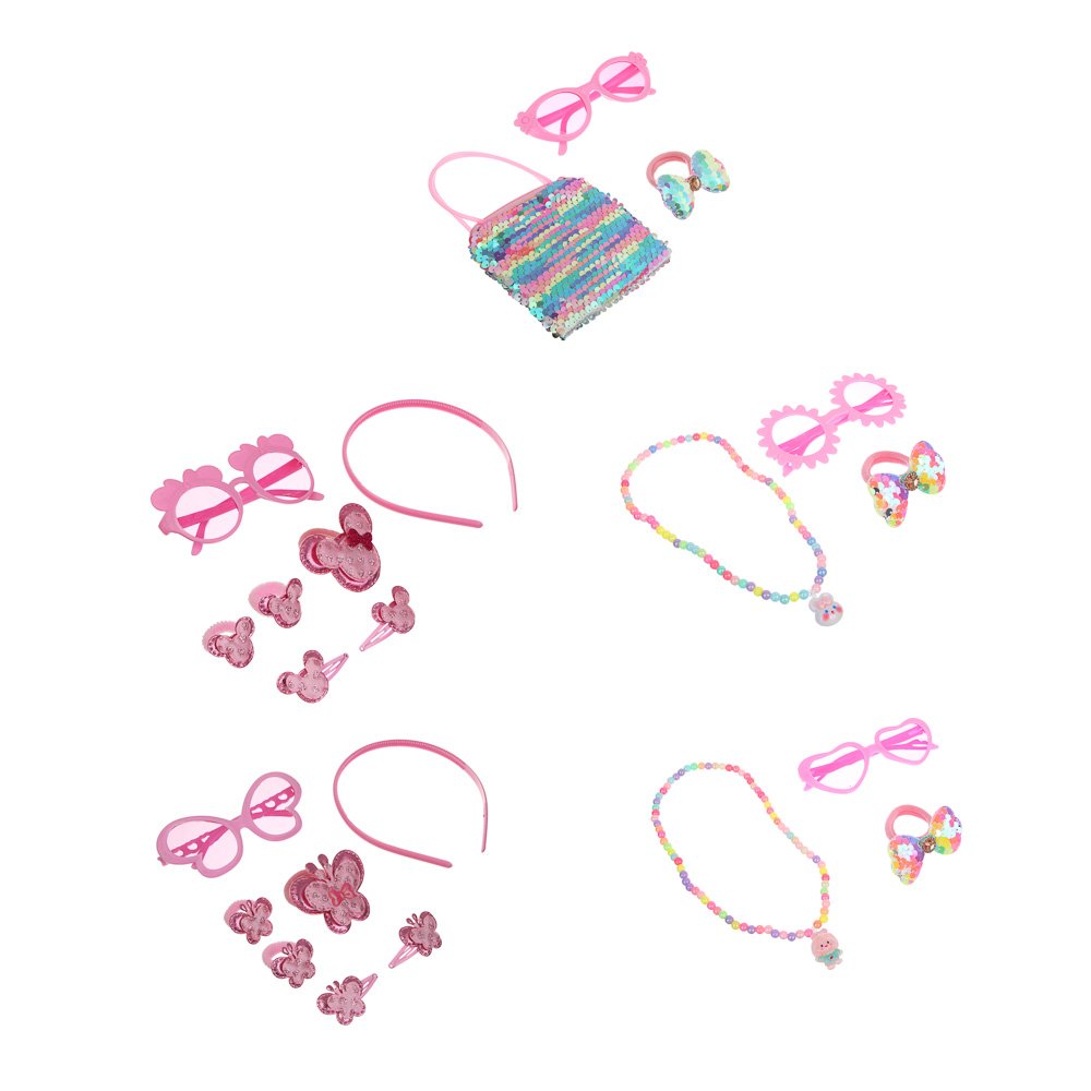 Набор бижутерии для девочки "Милашка", PP, полиэстер, тм ИГРОЛЕНД, арт.№ 294-256