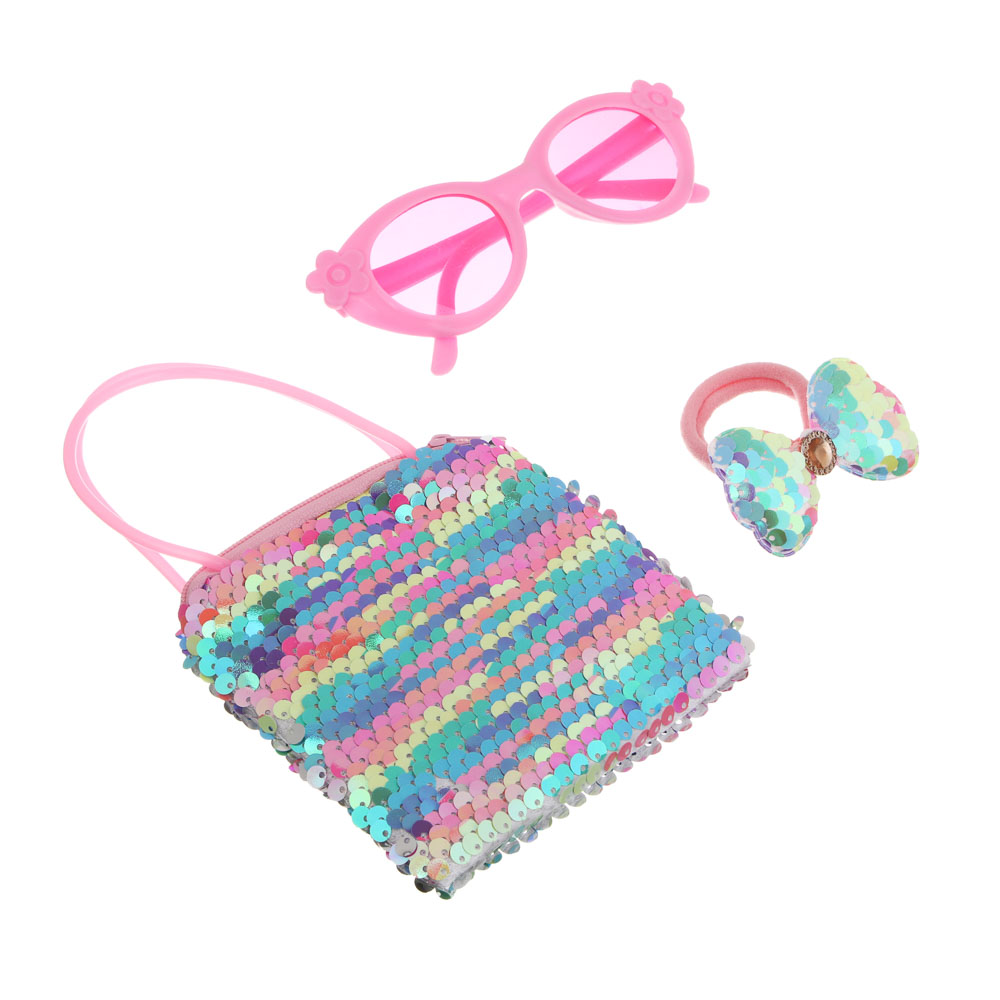 Набор бижутерии для девочки "Милашка", PP, полиэстер, тм ИГРОЛЕНД, арт.№ 294-256