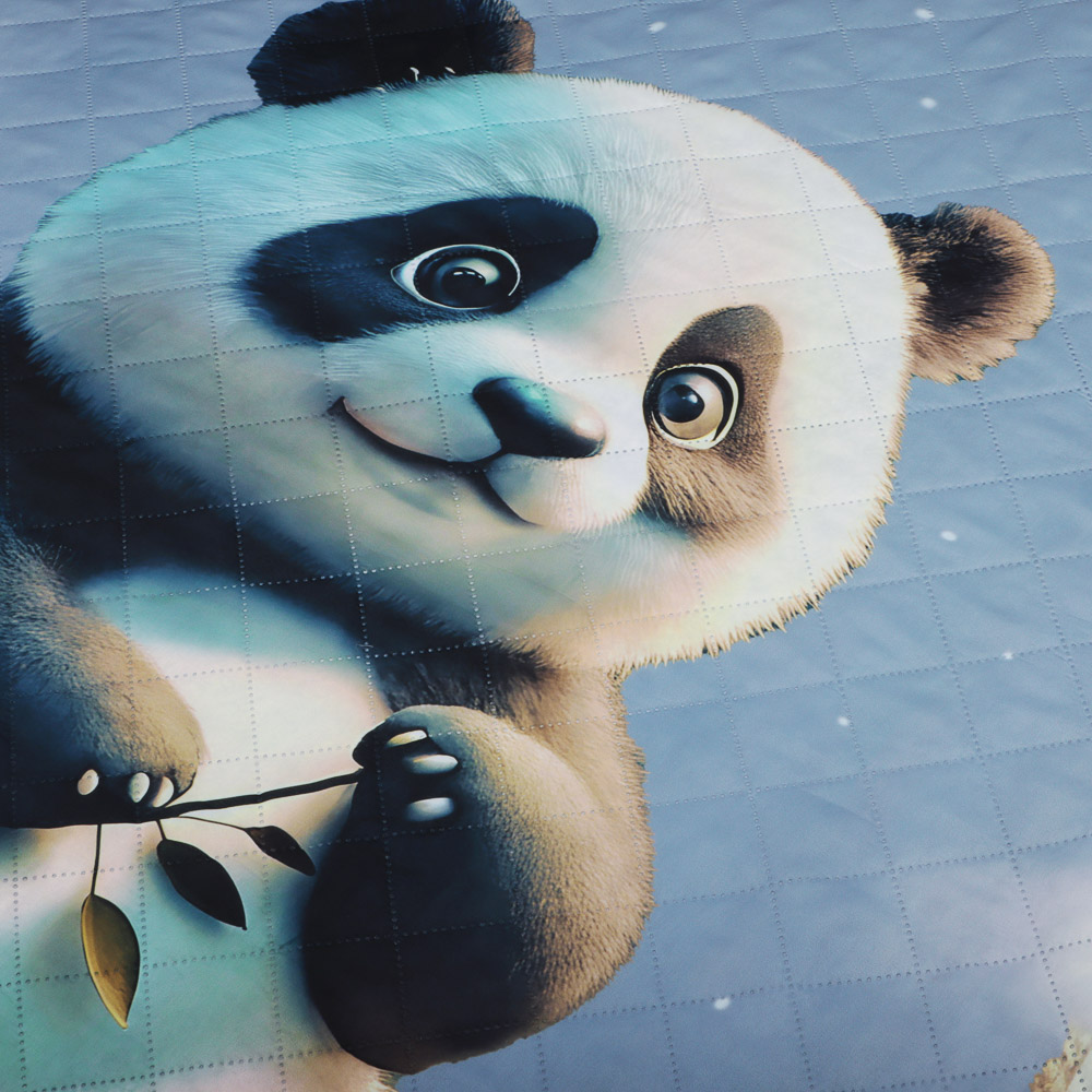 PROVANCE Панда Покрывало стеганое 140х200см, 100% полиэстер, арт.№ 486-214