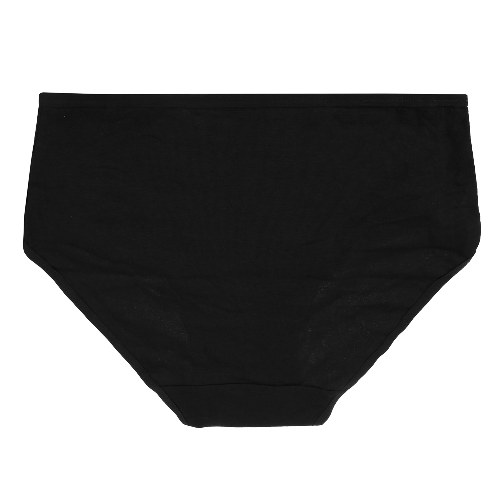GALANTE Трусы женские макси с декором, р.54, 95%хлопок, 5%спандекс, черный, НБ25-15, арт.№ 331-370