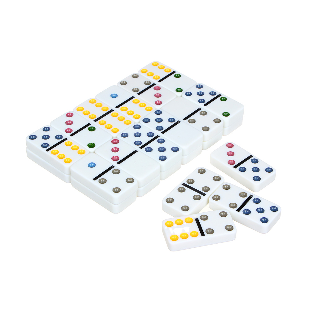 Домино в металлическом боксе, 19х11х2 см, пластик, арт Г, арт.№ 537-016