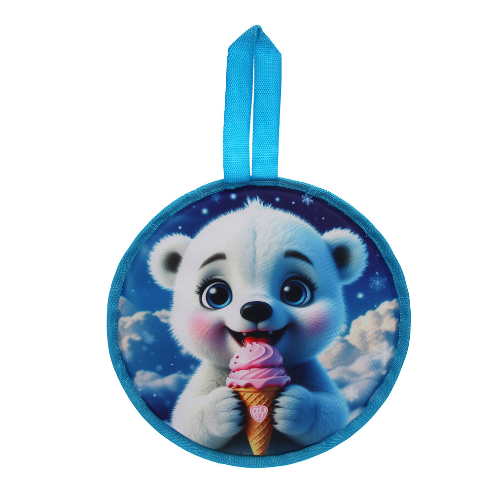 BY SPORT Ледянка мягкая, вспененная, диаметр 37см, оксфорд 600D, PVC, ППЭ, МИКС, арт.№ 077-010