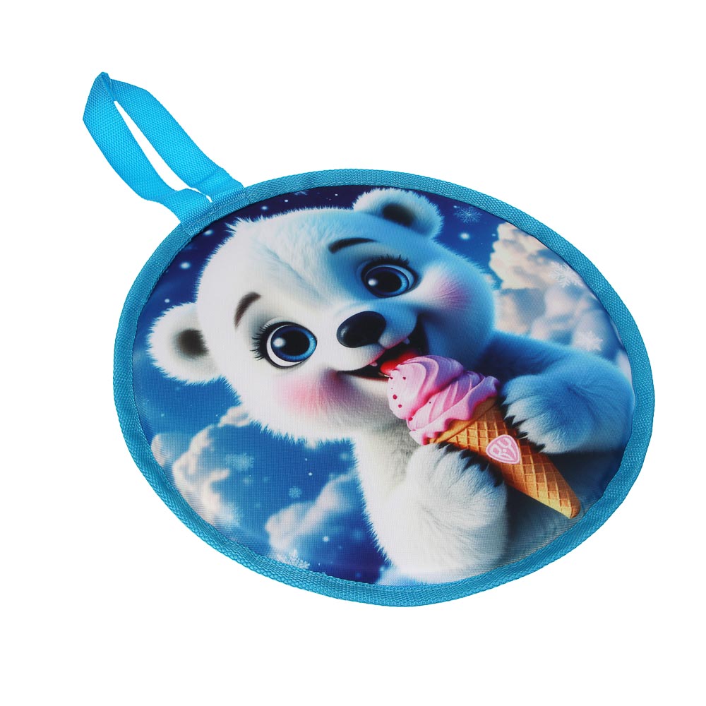 BY SPORT Ледянка мягкая, вспененная, диаметр 37см, оксфорд 600D, PVC, ППЭ, МИКС, арт.№ 077-010