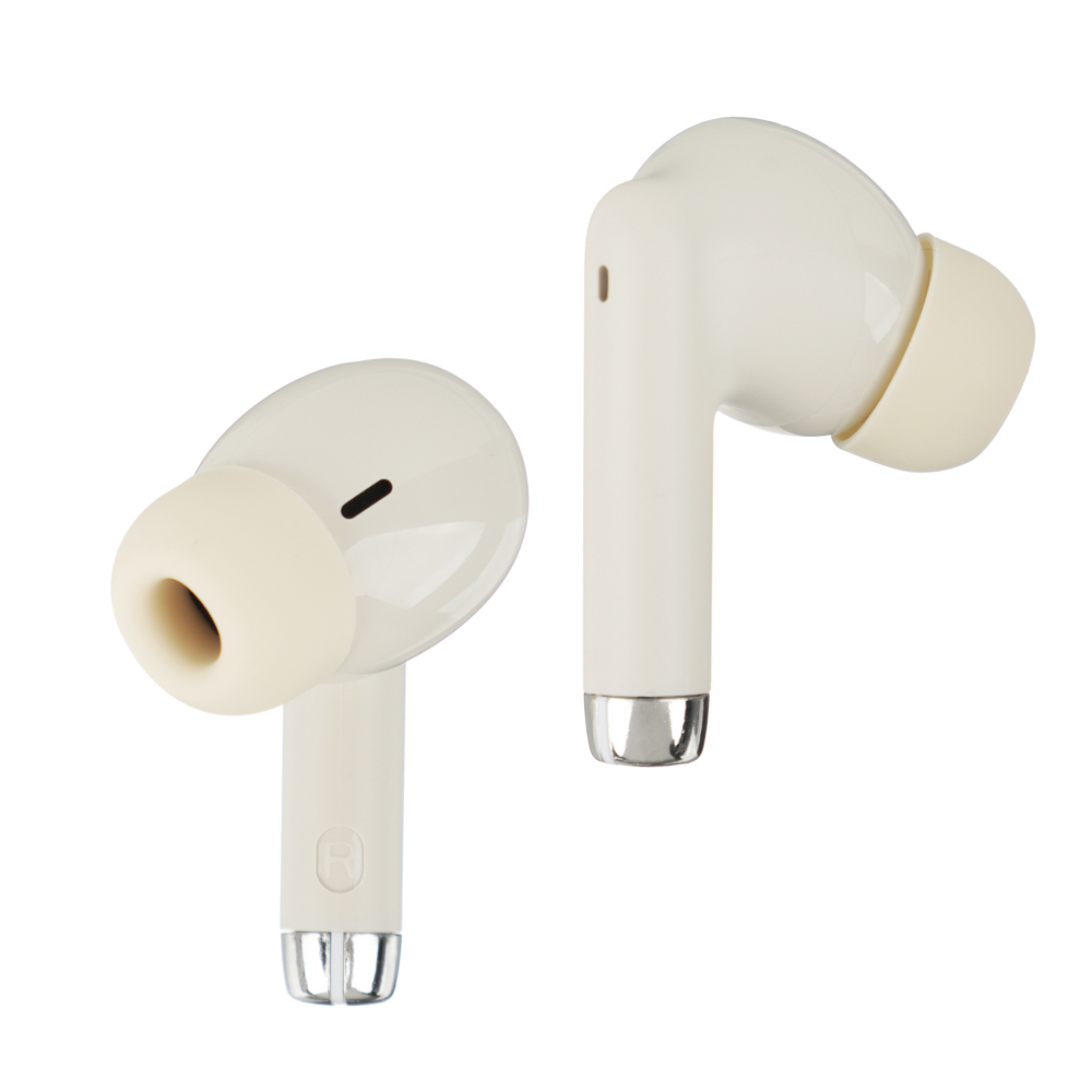 Наушники беспроводные TWS BY Voxta, внутриканальные, 35/320 мАч, BT5.4, бежевый, арт.№ 410-293