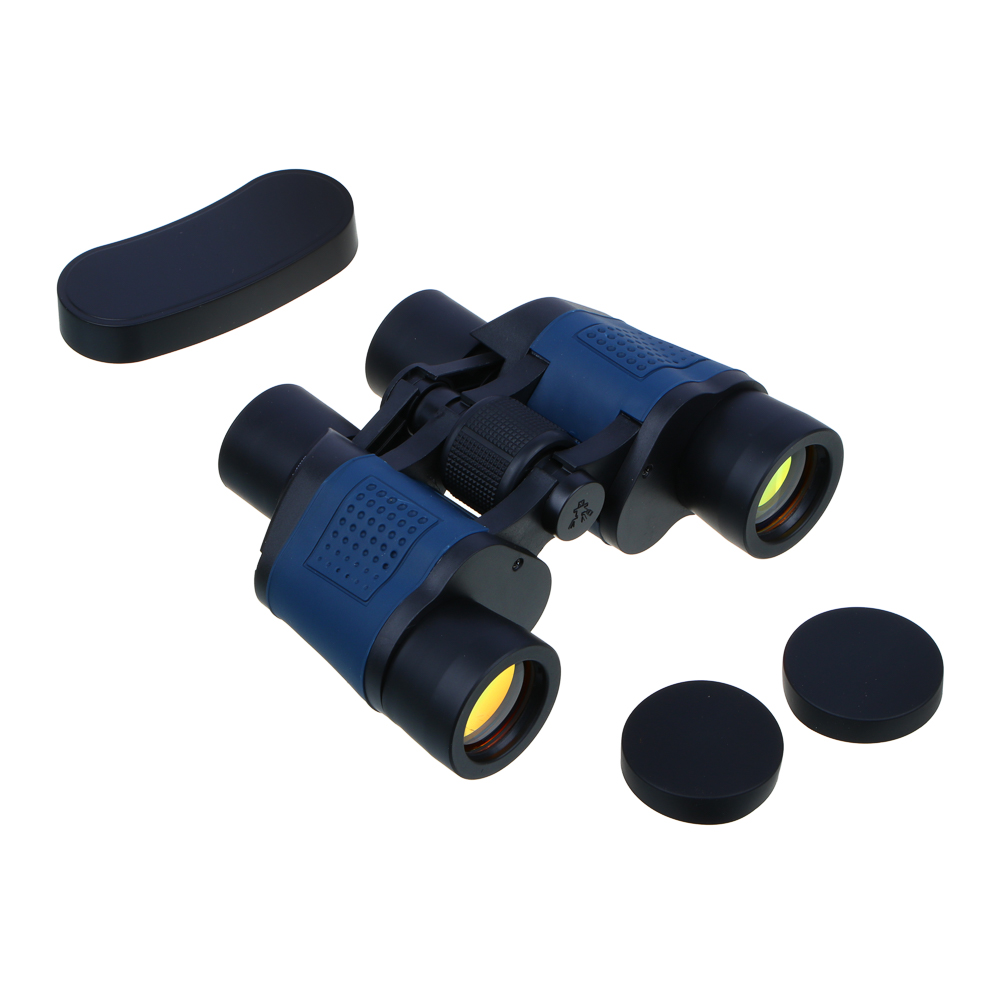 РУССО ТУРИСТО Бинокль туристический, 60х60, 18х7х15,5см, пластик, каучук, арт.№ 118-205