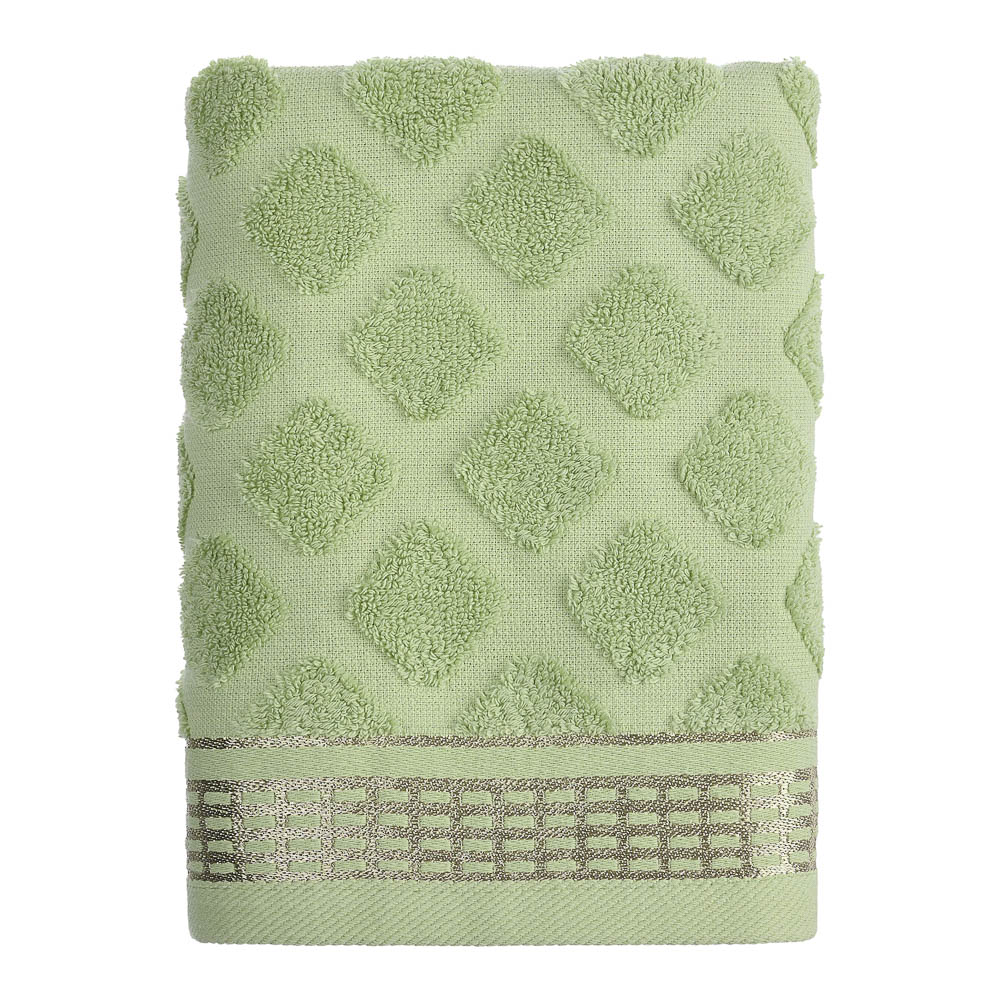 PROVANCE Эвкалипт Полотенце махровое, 100% хлопок, 50х90см, 420гр/м, зеленый, арт.№ 484-150