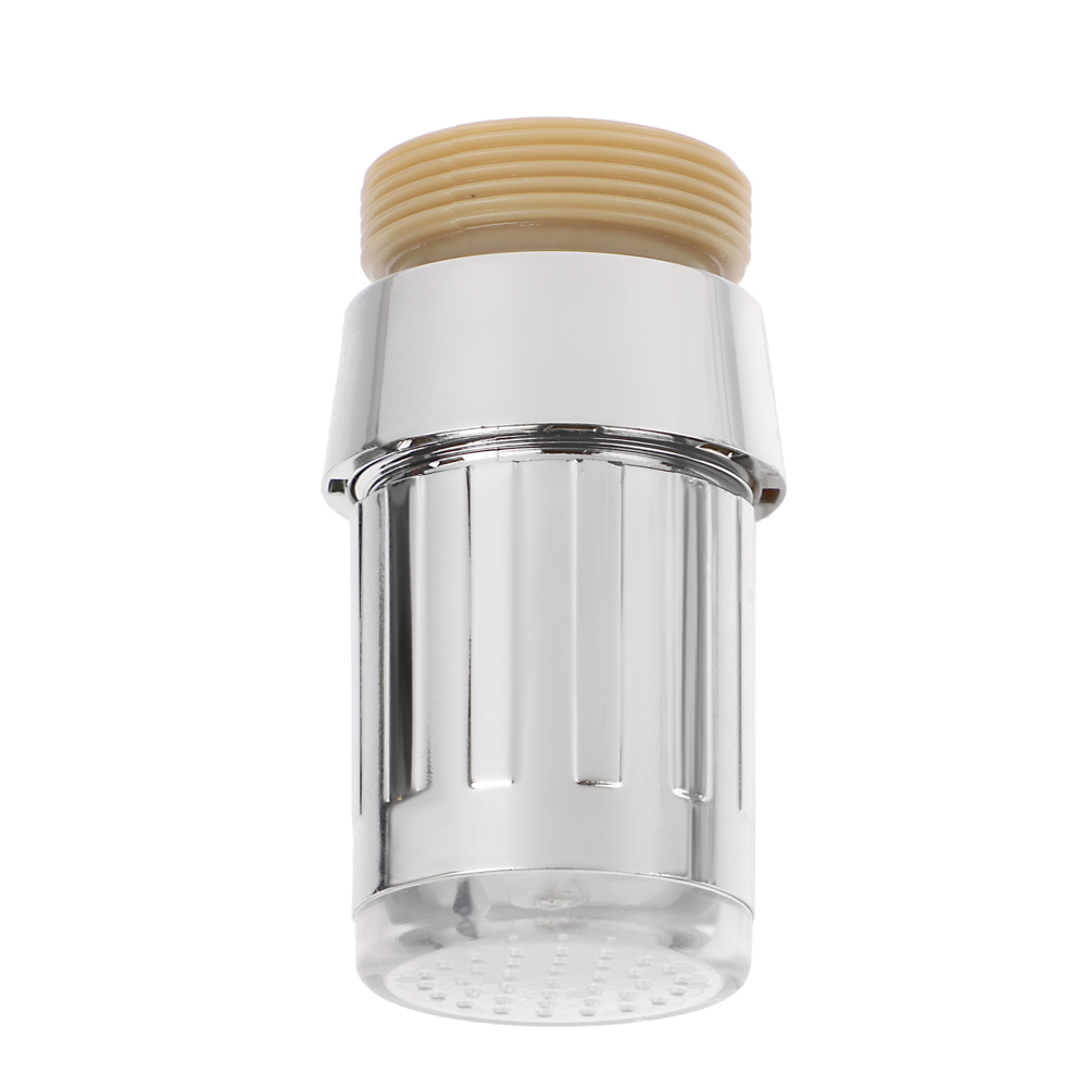 Аэратор-насадка для смесителя, LED, 3 цвета, пластик, хром, арт.№ 565-142