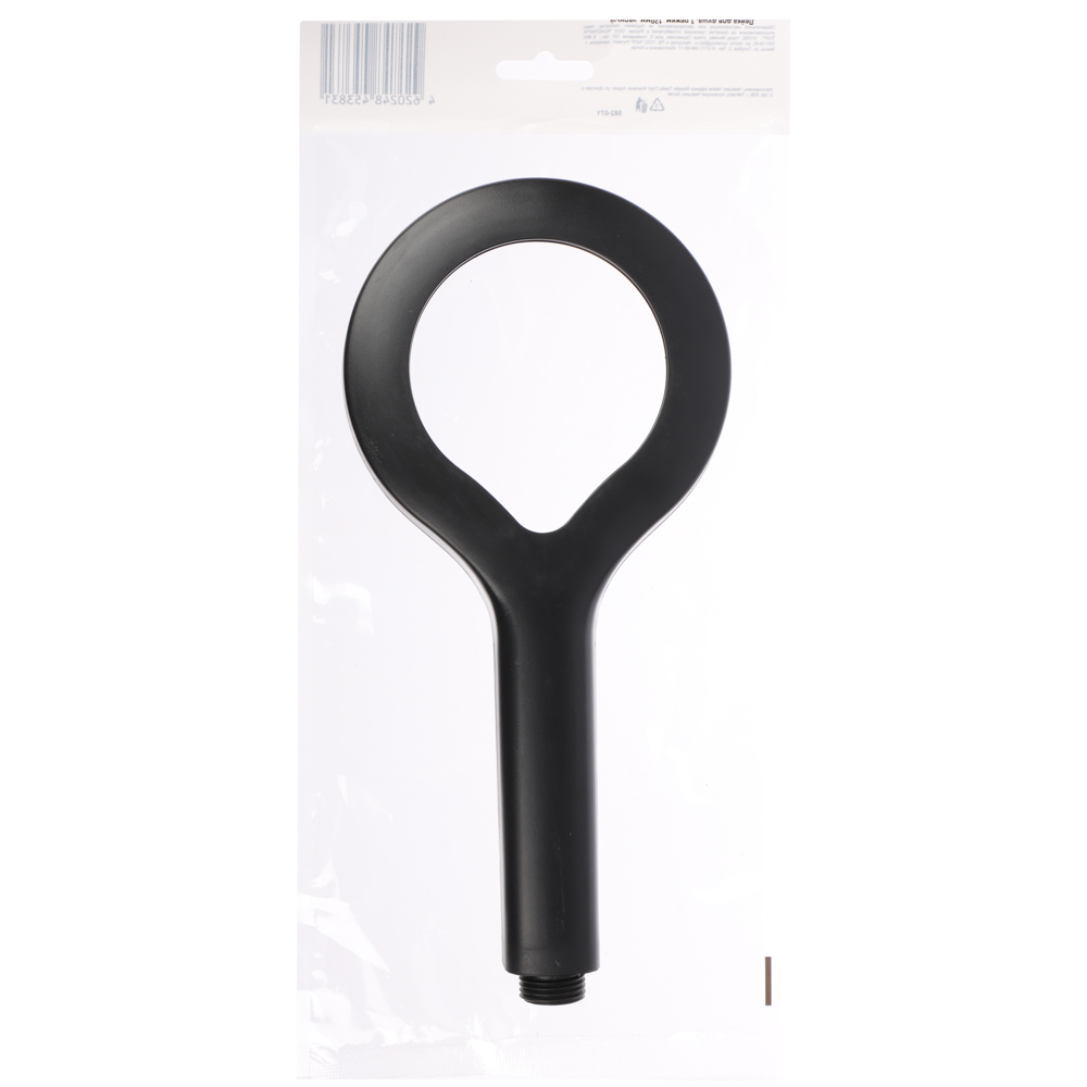 Лейка для душа, 1 режим, 120мм, черный, арт.№ 582-071