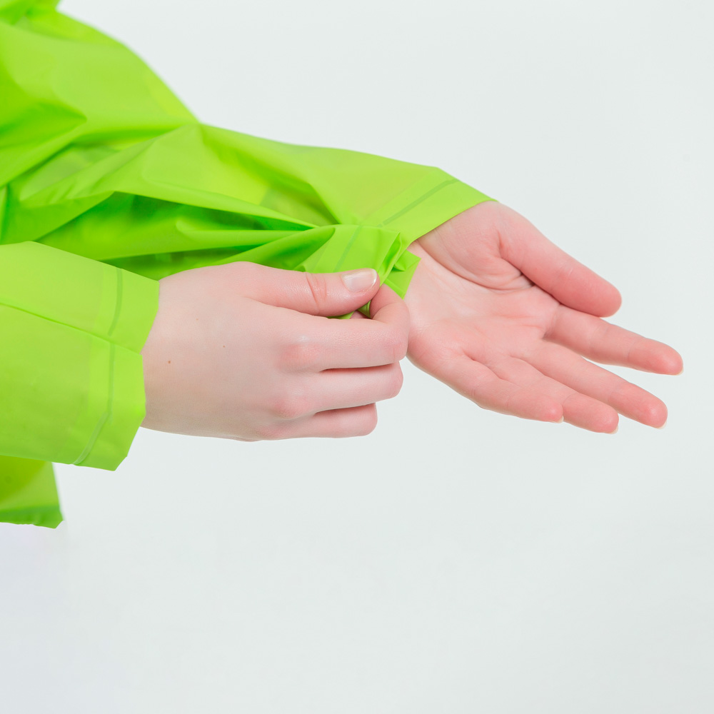 INBLOOM Дождевик с кнопками 64х110см, EVA 140 мкм, 5 цветов, арт.№ 188-077