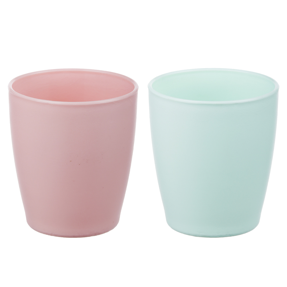 Набор стаканов 0,25л, 3шт, пластик, 2 цвета, арт.№ 861-298