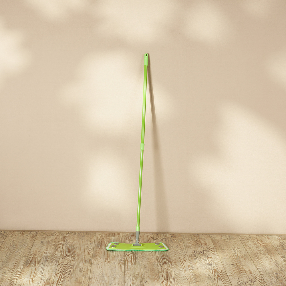 VETTA Швабра с насадкой из микрофибры на липучках, рукоятка металл окр., телескоп., 69-120см,NP-2011, арт.№ 444-275