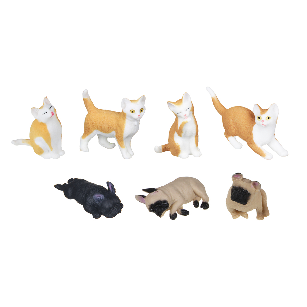 LASTIKS Фигурка в виде домашнего питомца, 5-9см, резина, 5-7 дизайнов, арт.№ 274-136