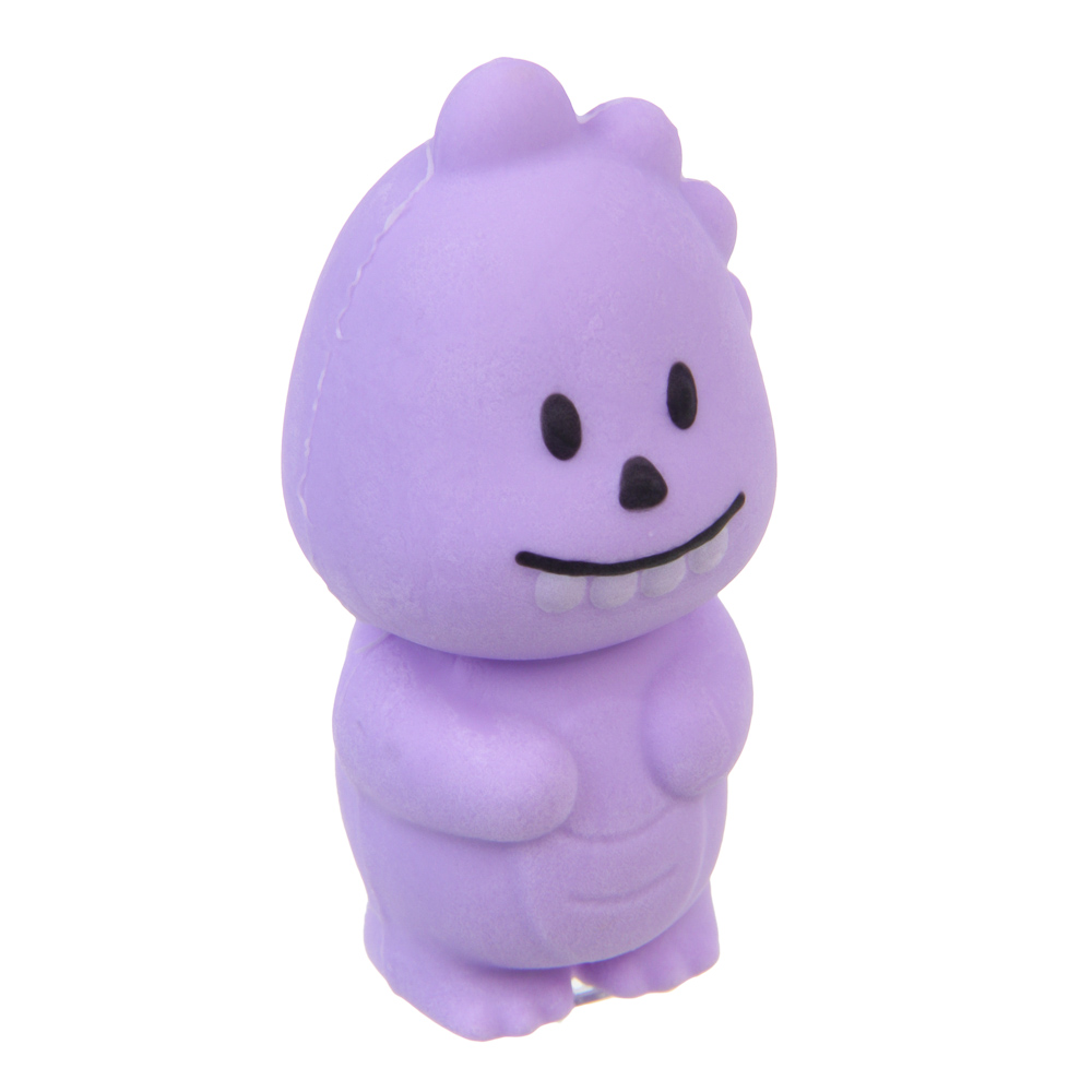 Ластик фигурный, со встроенной точилкой, в форме дракончика, ТПР, металл, 3 цвета, арт.№ 607-056