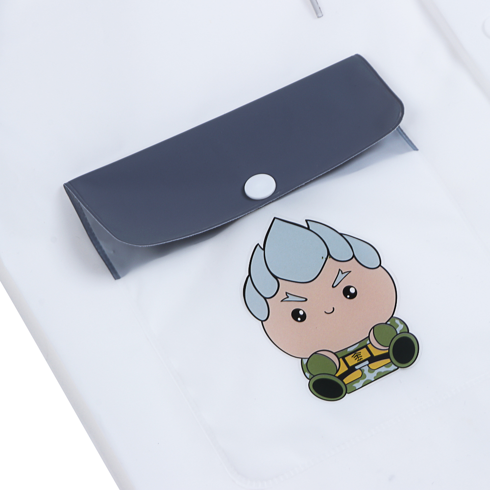 BY Русские Супергерои Дождевик детский с наклейками Леший 130мкм 66х45см, EVA, арт.№ 188-118