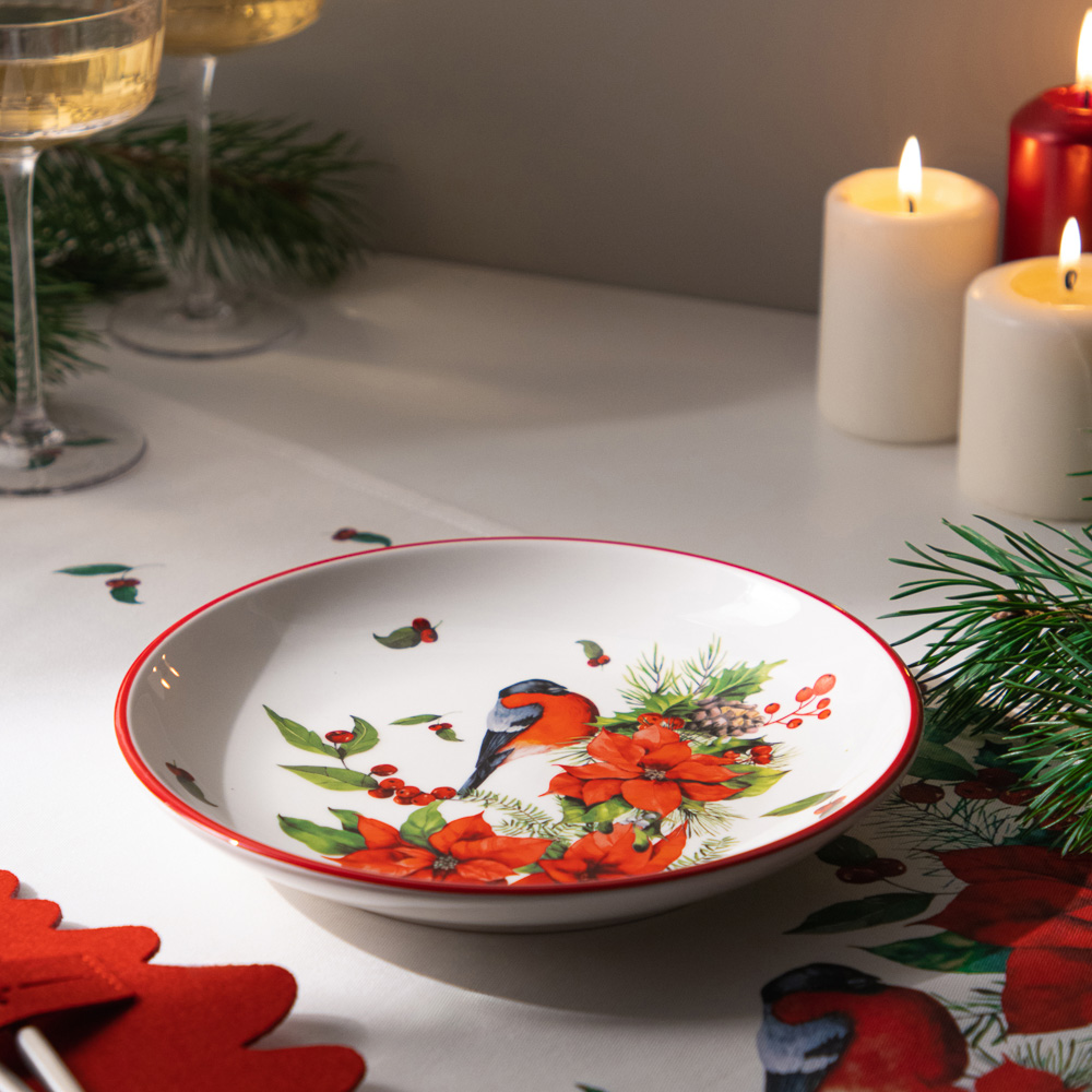 MILLIMI Винтер Блюдо круглое, 22х3см, керамика, арт.№ 820-820