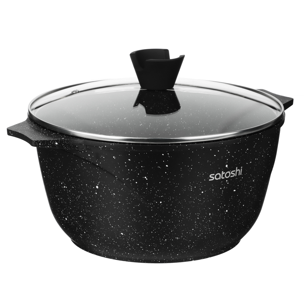 SATOSHI Монфор Казан 26х14,0см, 5,8л, литой алюминий, индукция, арт.№ 846-747