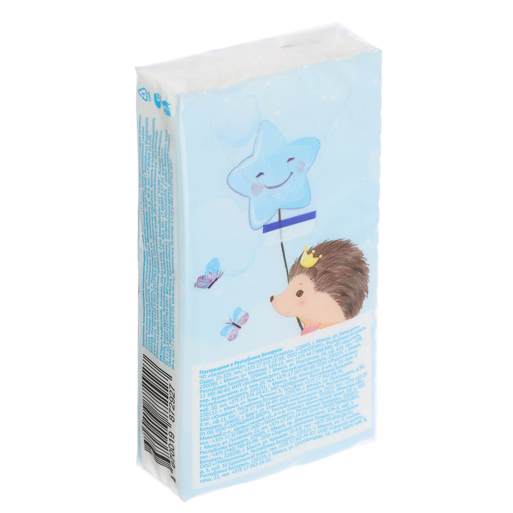 Платочки бумажные Лилия, 2 слоя, 10шт, арт.№ 912-018