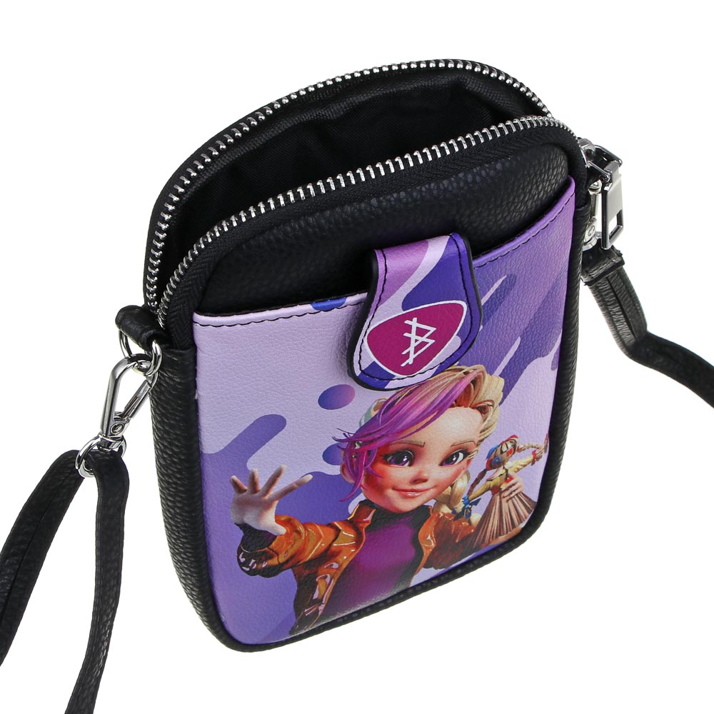 BY Русские Супергерои Василиса Сумка подростковая на длинном ремне, ПУ, 18х12х2,5см, МП-19, арт.№ 337-201